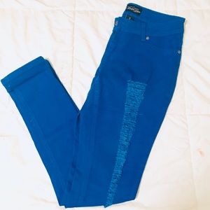 Deja Vu Blu Stretch Pants